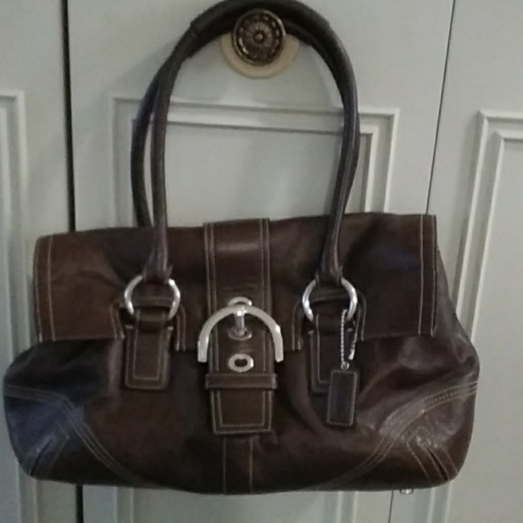 Coach Soho Buckle Flap Satchel - Picture 2 of 8